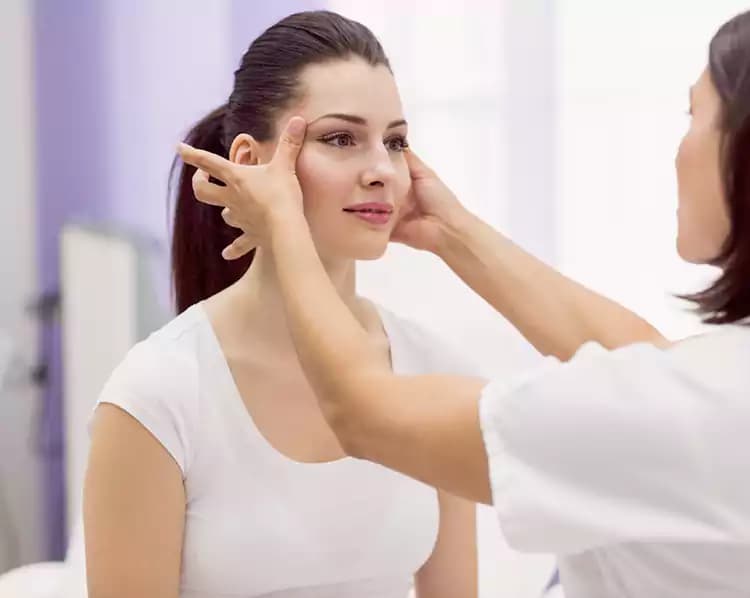 Sample image illustrating skin tightening, after view
